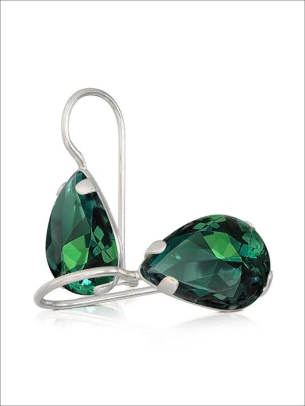925 Sterling Silver Teardrop Dangle Drop Earrings